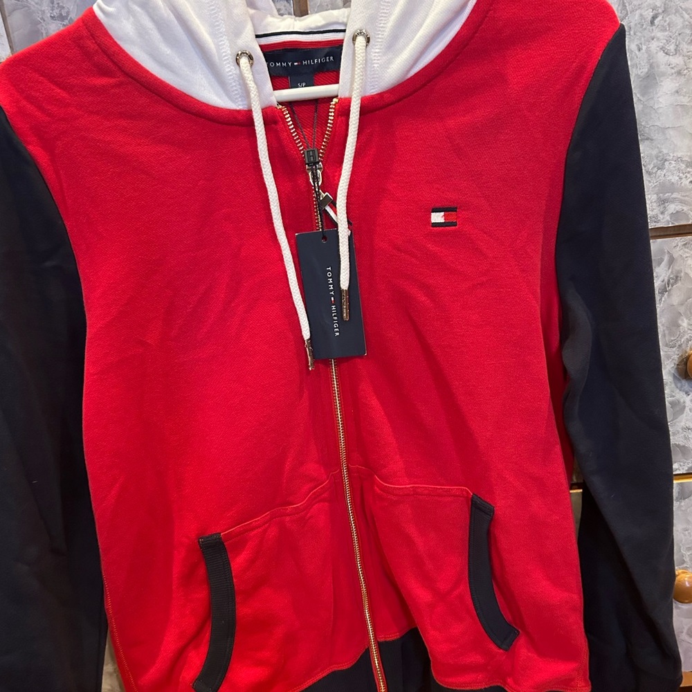 🧥❤️Tommy Hilfiger Flag Hoodie Sweater 🧥❤️